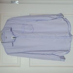 Old Navy Light Wash Button Up Denim Shirt